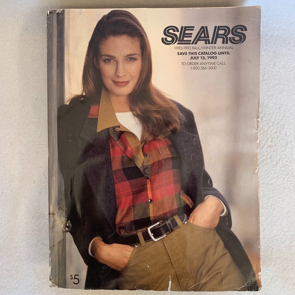 Sears Catalog 1992-3 Fall/Winter 8x11" 1642 pages